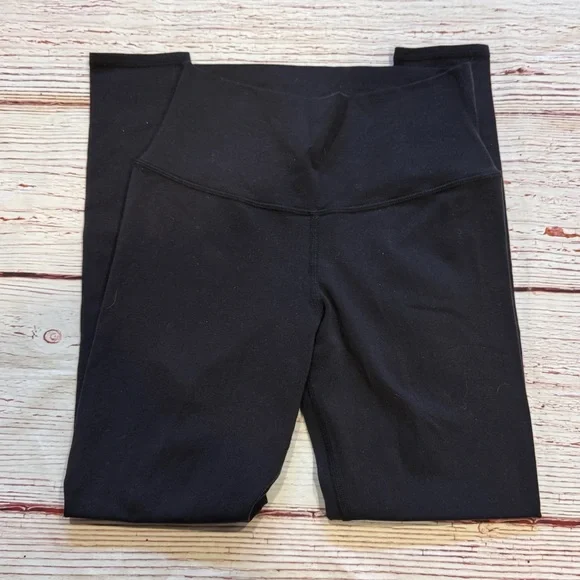 ALO Yoga 7/8 High-Waist Airbrush Legging in Black Sz S - Picture 4 of 8